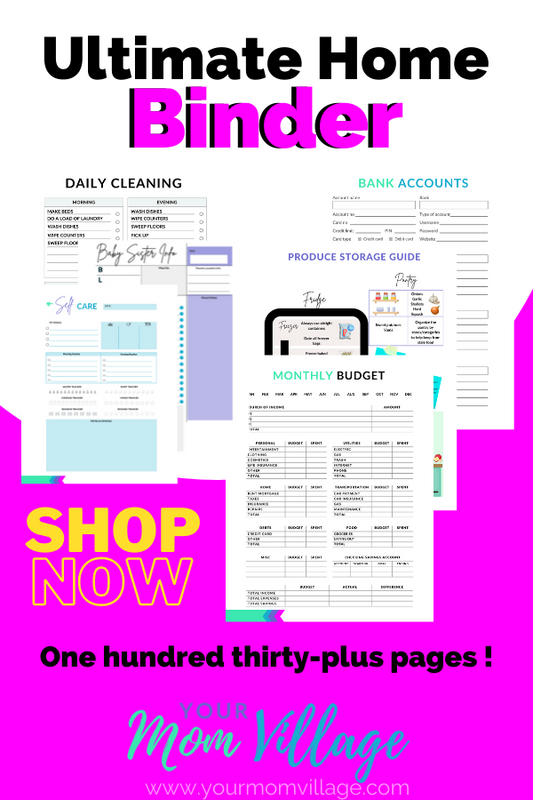 Home Management Printable Binder - Tidy Home & Life Kit