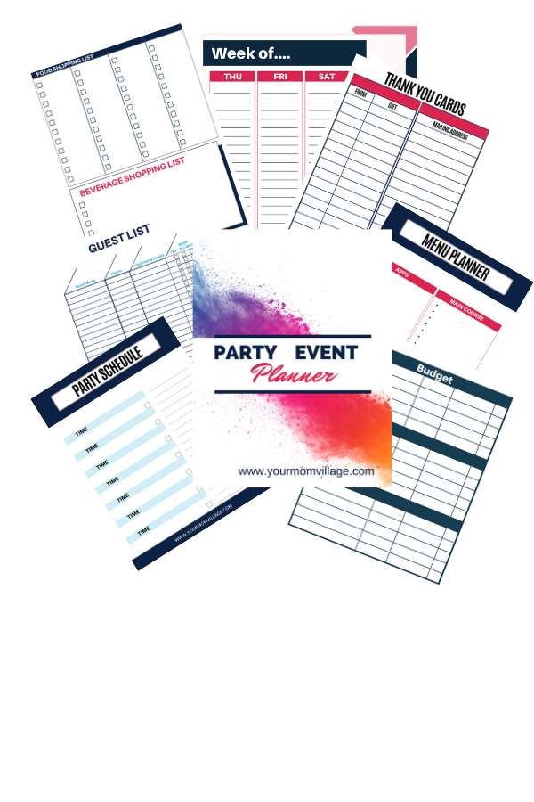 Birthday Party Planner PDF Printable