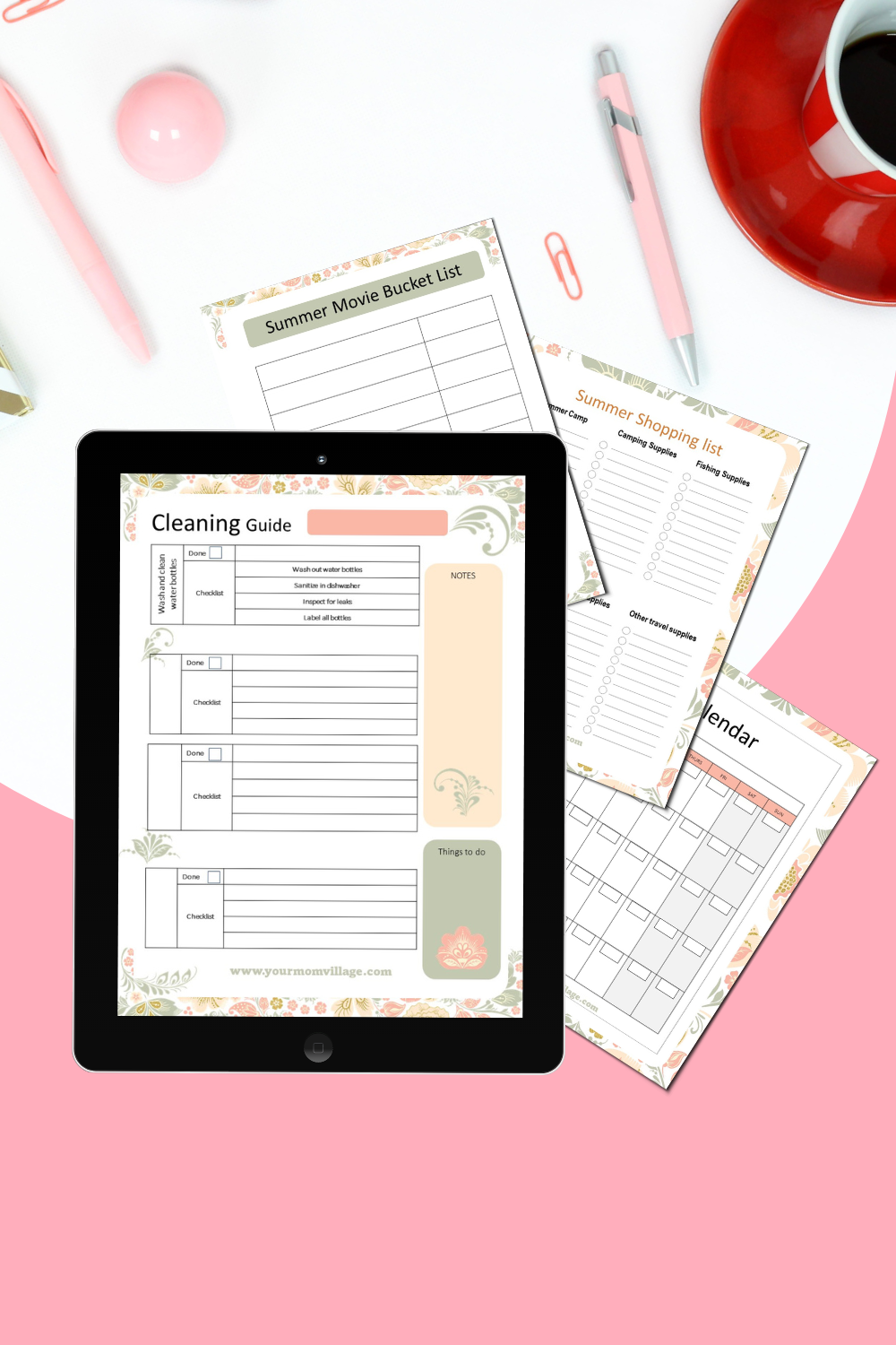 Summer Prep Planner & Cleaning Guide