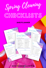 Load image into Gallery viewer, Spring Cleaning checklist, planner and bucket list
