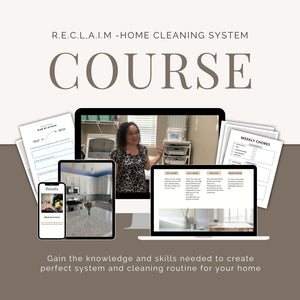 Home Cleaning and Routines Course - Reclaim How to create your daily cleaning routine