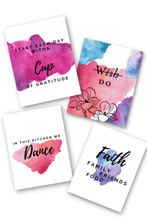 Load image into Gallery viewer, 4 Inspiring framed quotes colorful Bundle

