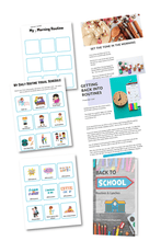 Load image into Gallery viewer, Visual Routine Cards &amp; Back to school success bundle
