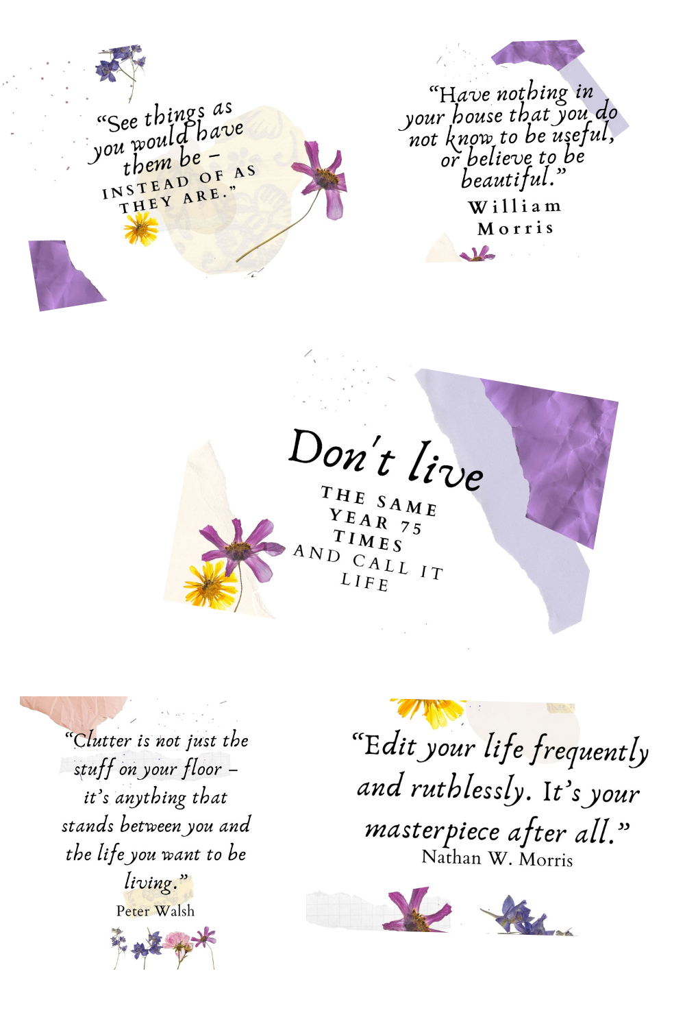Inspirational Home Quotes Post Cards